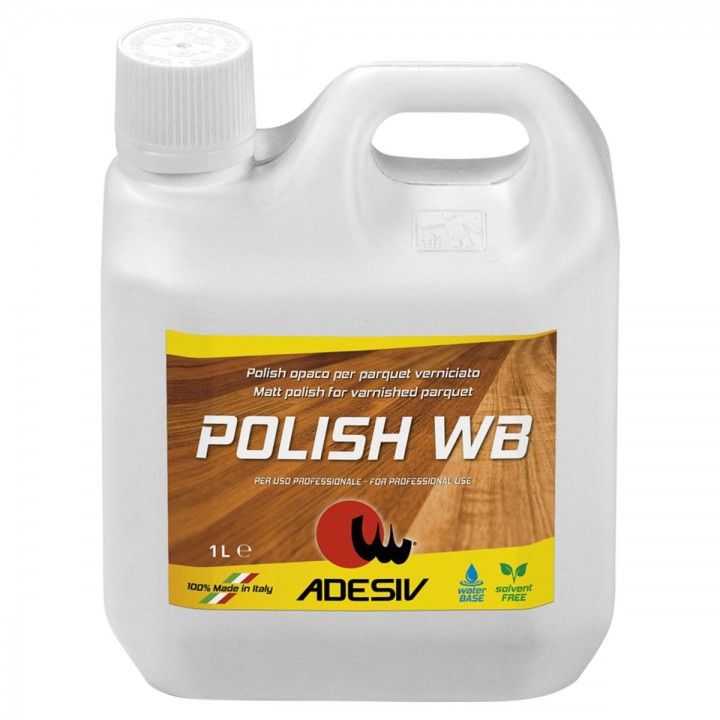 Полироль матовая для лакированного паркета и ламината Polish WB  Adesiv (Адезив) фото, цена, купить в Харькове