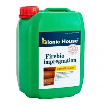 Антипирен для дерева 5 л "FIREBIO IMPREGNATION" Bionic-House  фото, цена, купить Харьков 