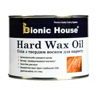 Масловоск для паркета "Hard wax oil" 0.5 л  Bionic-House 