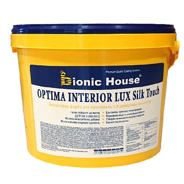 Интерьерная краска Optima Interior Silk Touch фото, цена, купить в Харькове