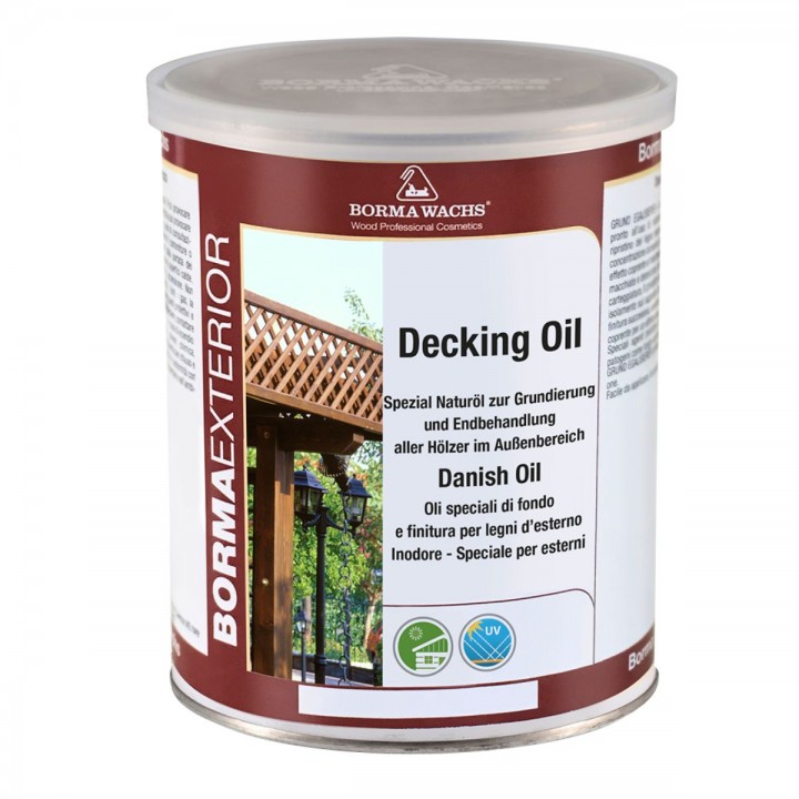 Масло для террас  Decking oil 1л Borma Wachs (Борма, Италия) фото, цена, купить в Харькове