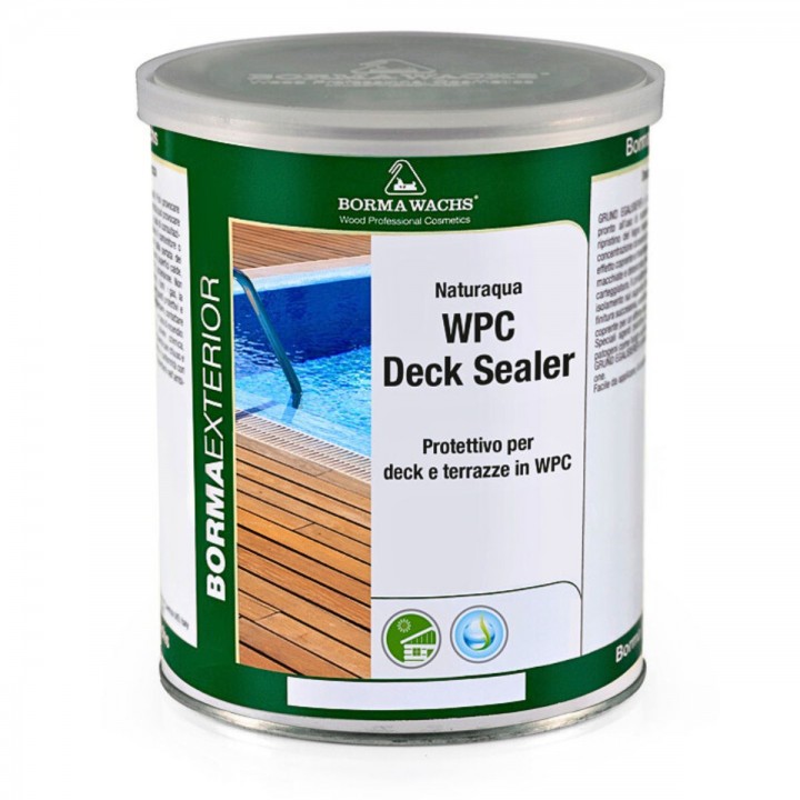 Пропитка для ДПК доски  WPC dec sealer 1л Borma Wachs (Борма, Италия) фото, цена, купить в Харькове