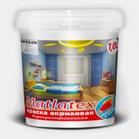 Краска Gaia акриловая интерьерная «Matlatex» 1 л